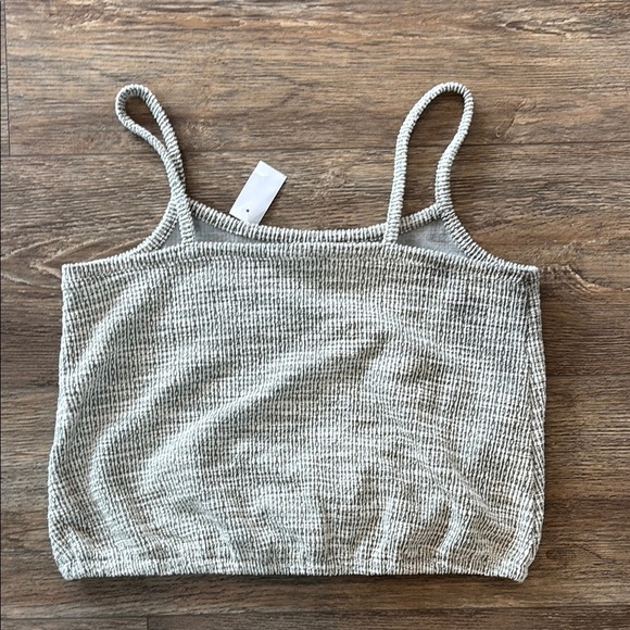 LOFT Women's Size Medium Gray Knit Bubble Tank Top NWT - Picture 8 of 8